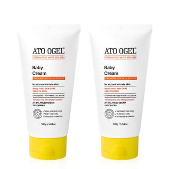 아토오겔 신생아 베이비 유아 보습크림 고보습 아기 크림 1+1