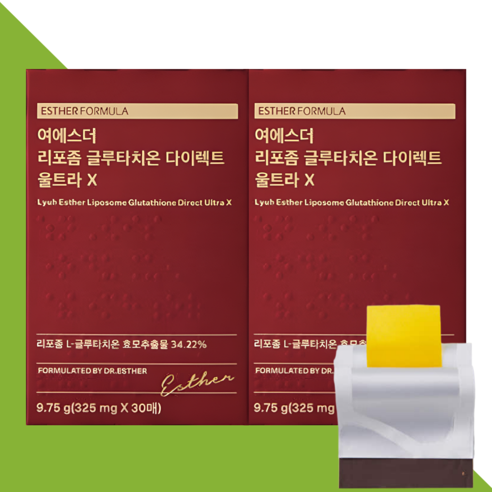에스더포뮬러 리포좀 글루타치온 울트라X 필름 30매X2개 - 상품 이미지