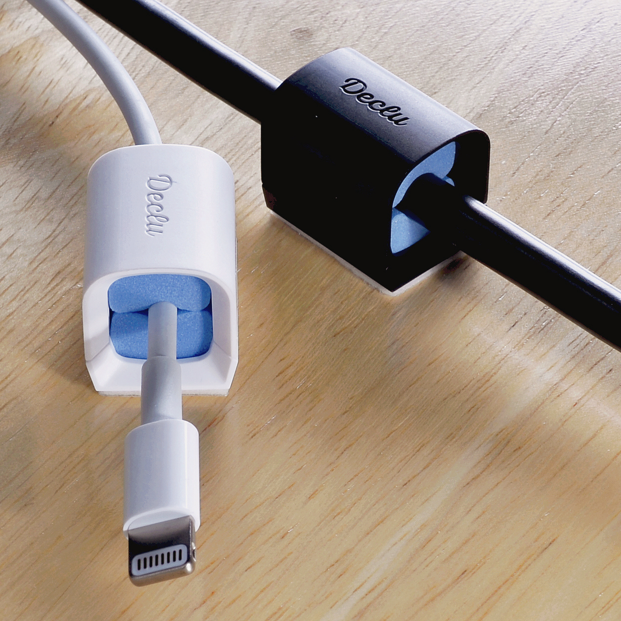 케이블 홀더 선정리 클립 전선정리 컴퓨터 EVA폼 케이블톡 6입