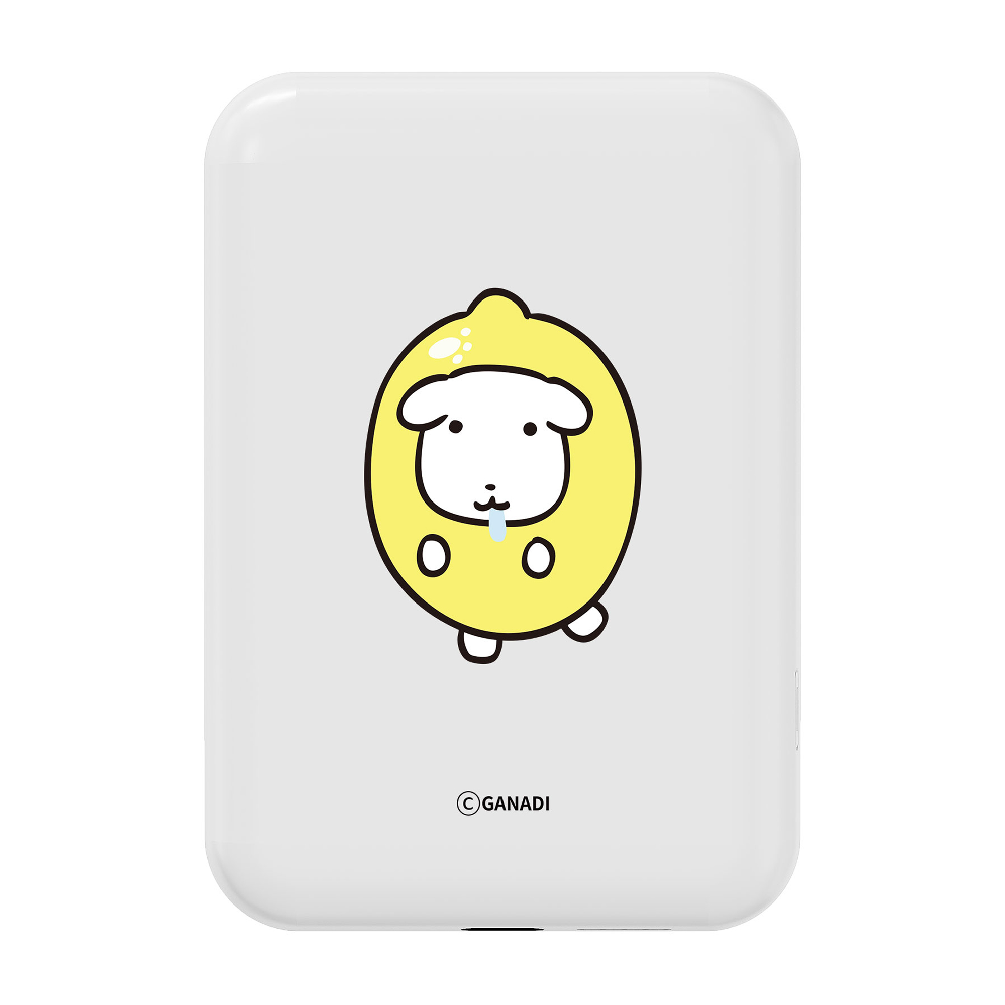 듀 가나디 보조배터리 5000mAh 맥세이프 고속 무선 충전 레몬 짤쓸사람 굿즈