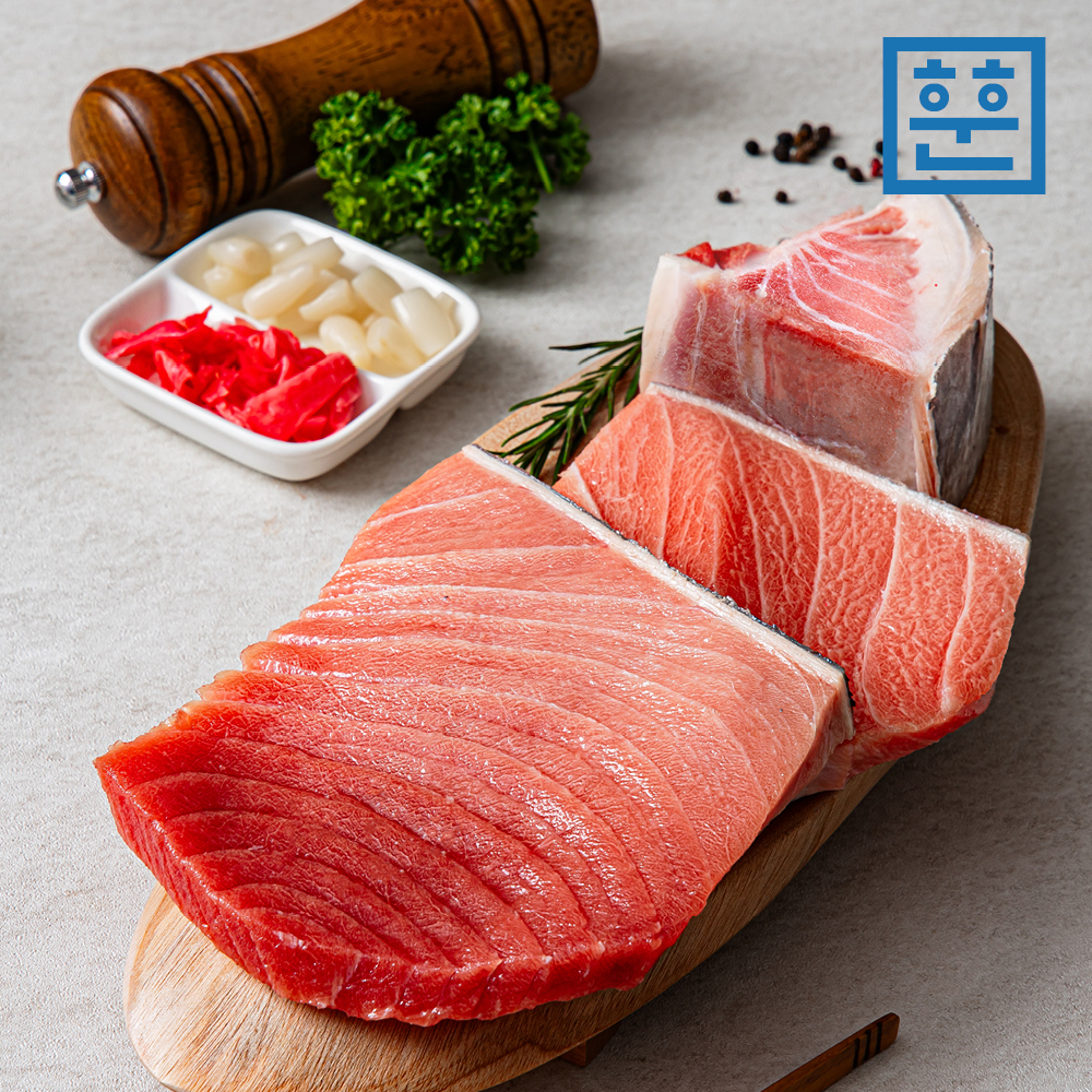 냉동 참치회 참다랑어 블럭참치 뱃살 속살 부위별 선택 오도로 주도로 아카미