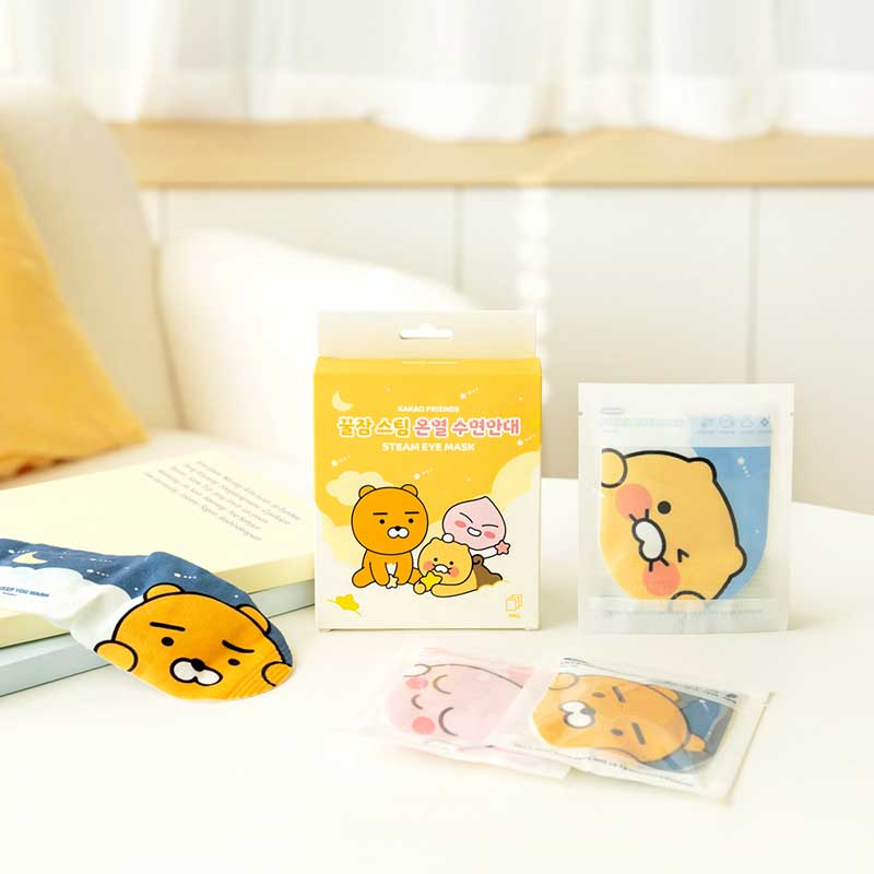 카카오프렌즈 스팀 온열 수면안대 30매 아이마스크 눈찜질팩 안구건조 눈마사지 이미지 7