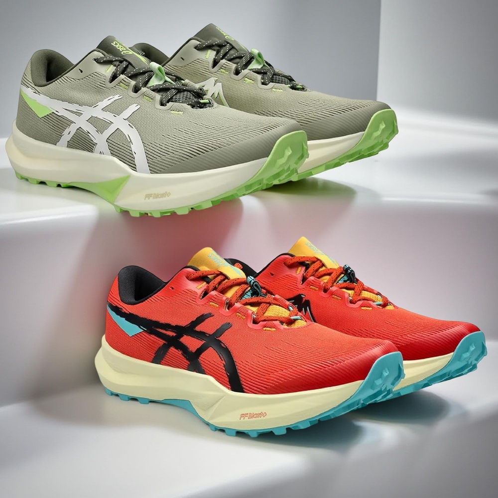 아식스 후지 라이트 6 트레일 러닝화 운동화 남성 1011C086 카키 270