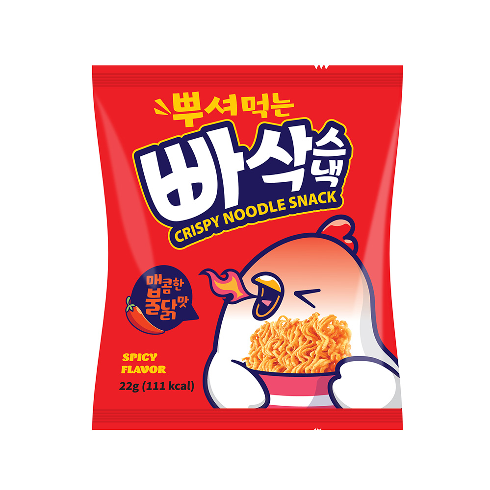 뿌셔먹는 빠삭 스낵 264g (22gx12개입) 라면 과자 개별 포장 - 상세 이미지 5