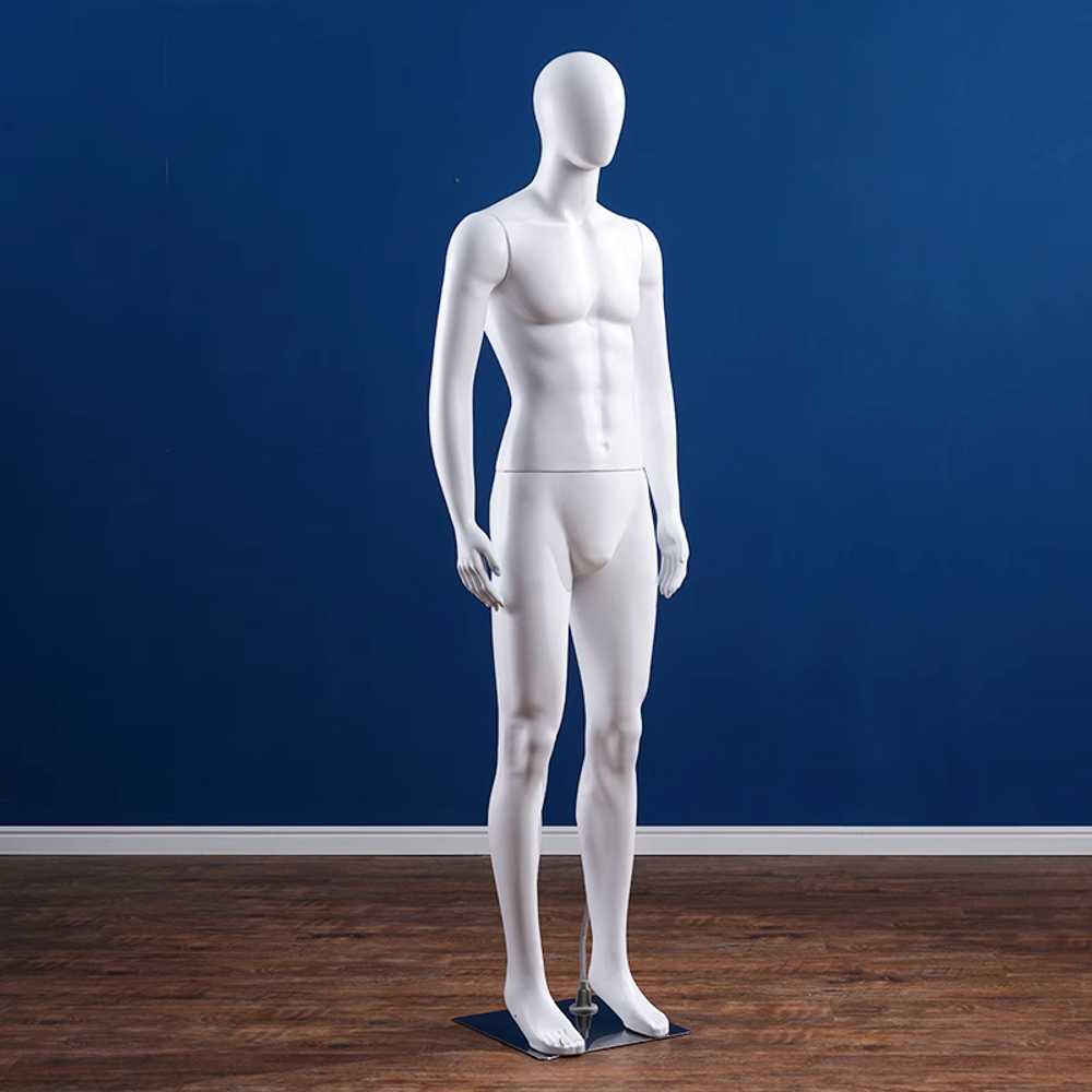 마네킹 앉아있는 전신 패션 동대문 의류 피팅 모형 화이트 이미지 6