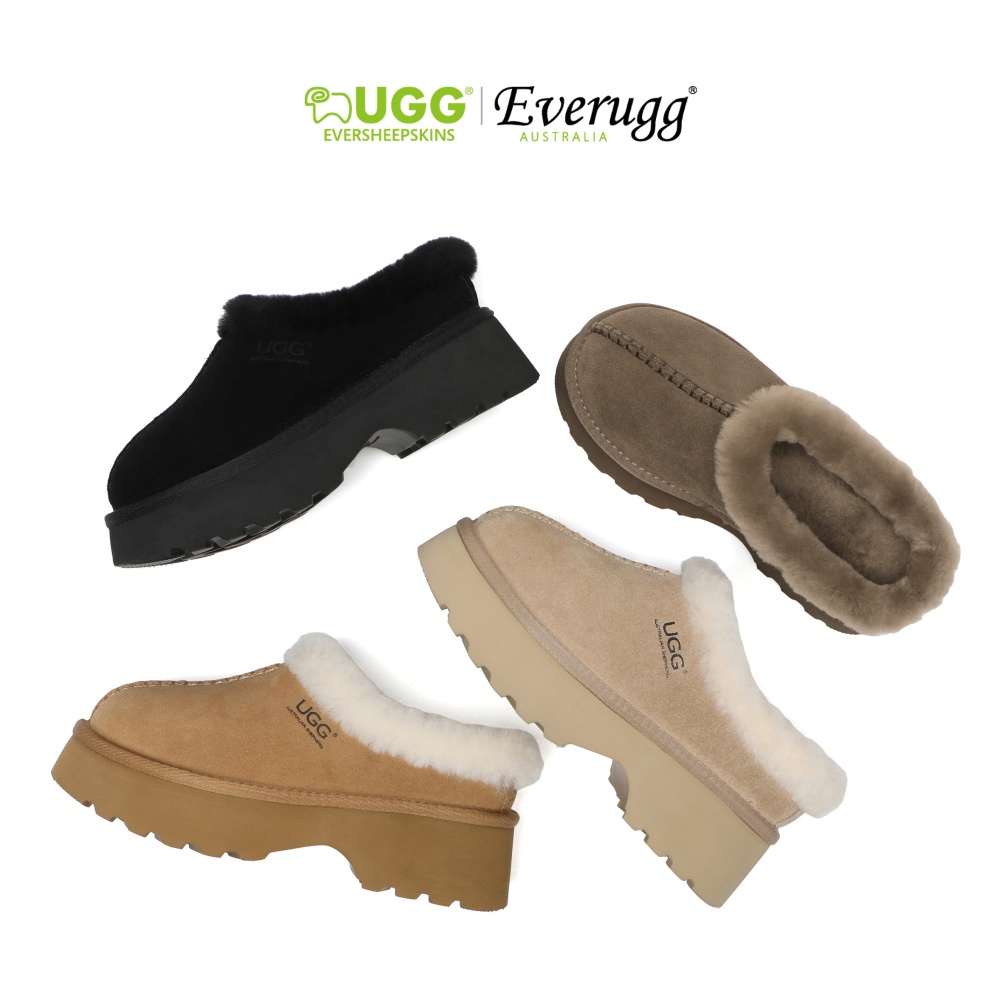 호주 어그 25FW 에버어그 아드리안 양털 플랫폼 슬리퍼 AS2102