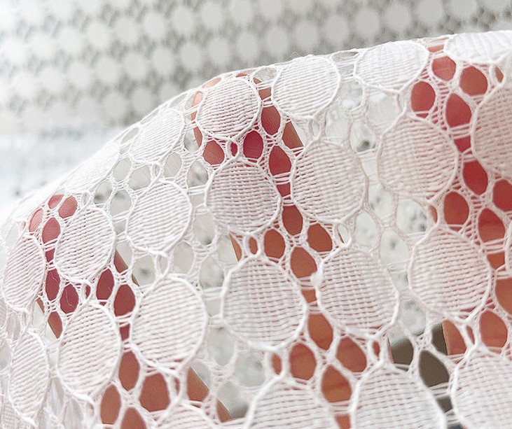 바이아미 서클 레이스 빈티지 방염 카페 커튼