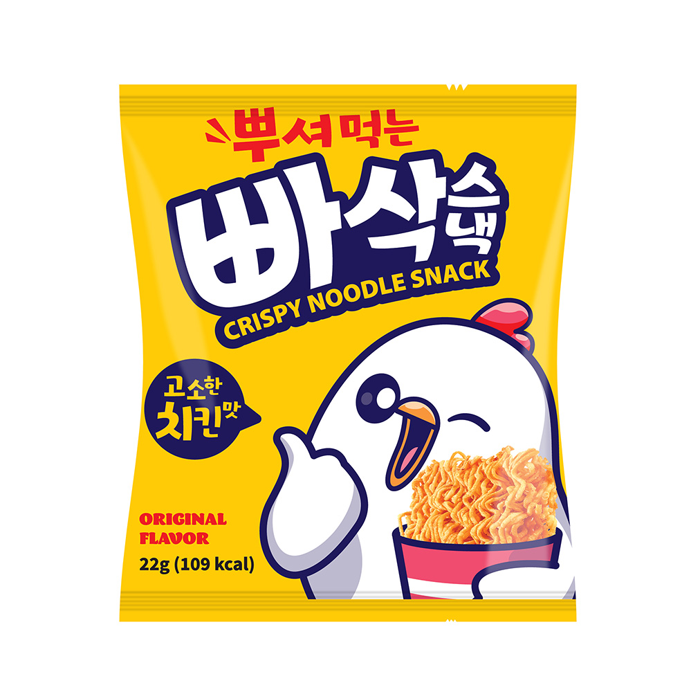 뿌셔먹는 빠삭 스낵 264g (22gx12개입) 라면 과자 개별 포장 - 상세 이미지 2