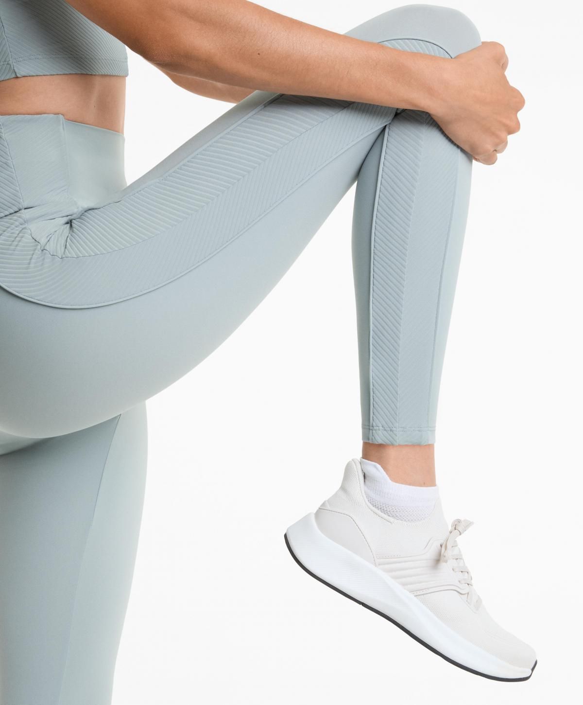 오이쇼 테크니컬 하이웨이스트 사이드립 65CM 레깅스 3467/226 WASHEDGREY-BLUE - 상세 이미지 4