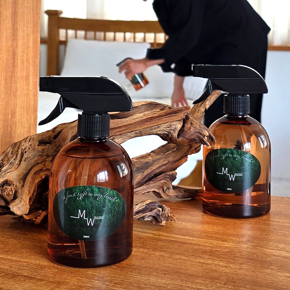 모어우드 피톤치드 강아지 고양이 냄새제거 화장실 탈취제 편백수 500ml 1+1