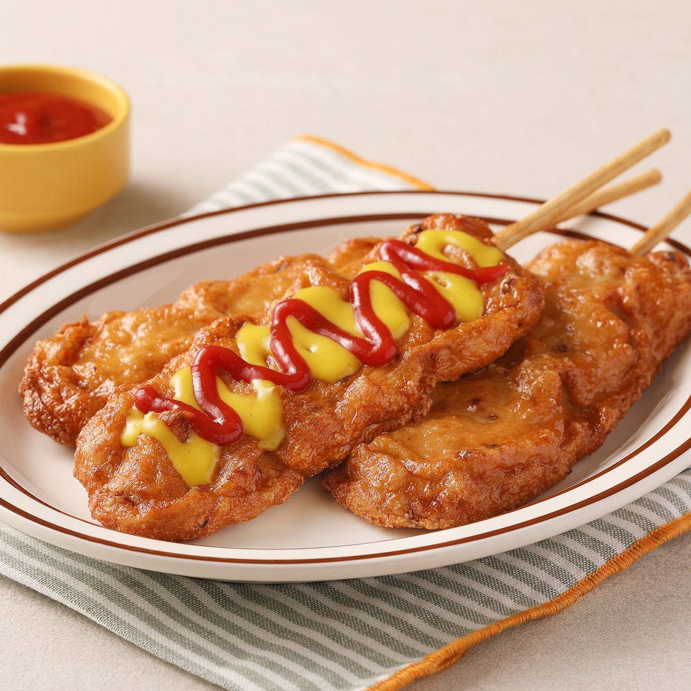 [푸딩팩토리] 빅 오징어&문어핫바 1.3kg(10개입) 휴게소 어묵꼬치 - 상세 이미지 4