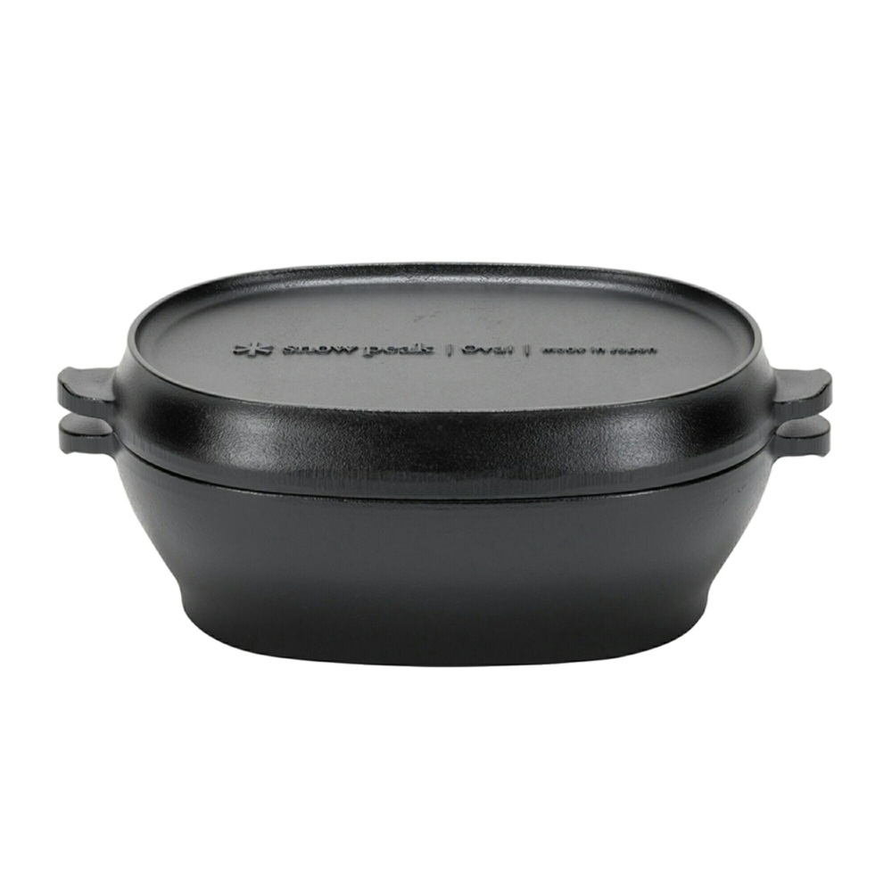 스노우피크 더치오븐 주철 마이크로 오벌 미니 무쇠 뚜껑겸용 CS-503R