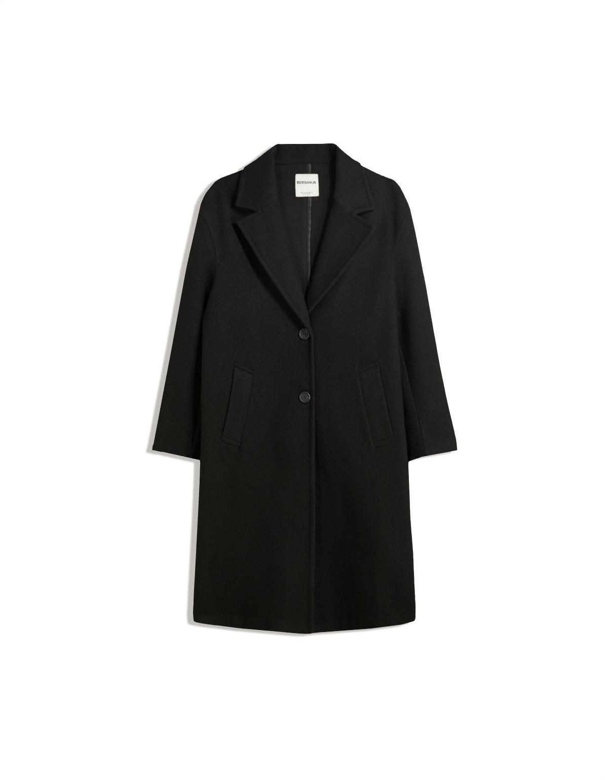 버쉬카 베이직 소프트 롱 코트 1688/741 BLACK - 상세 이미지 3