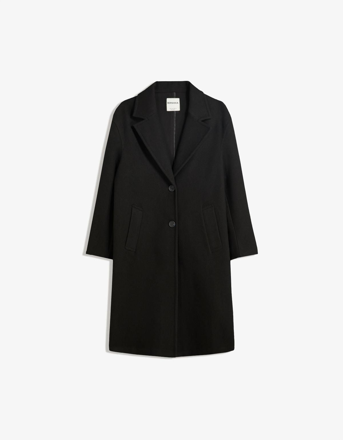 버쉬카 베이직 소프트 롱 코트 1688/741 BLACK - 메인 이미지