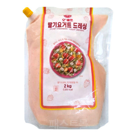 오뚜기 오쉐프 딸기요거트드레싱 2kg