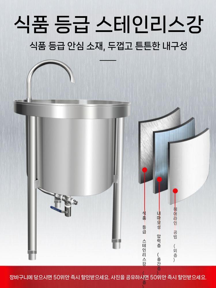 곡물 세척기 현미 쌀 업소용 씻는기계 몽땅 25KG 떡집 세미기 이미지 6