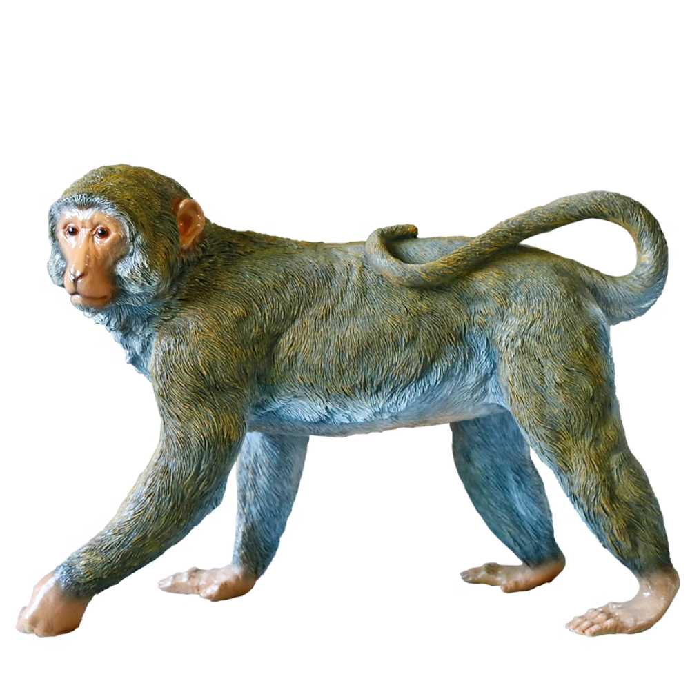 고릴라 조각상 장식품 조형물 입상 침팬치 공원 동물 76cm - 상세 이미지 5