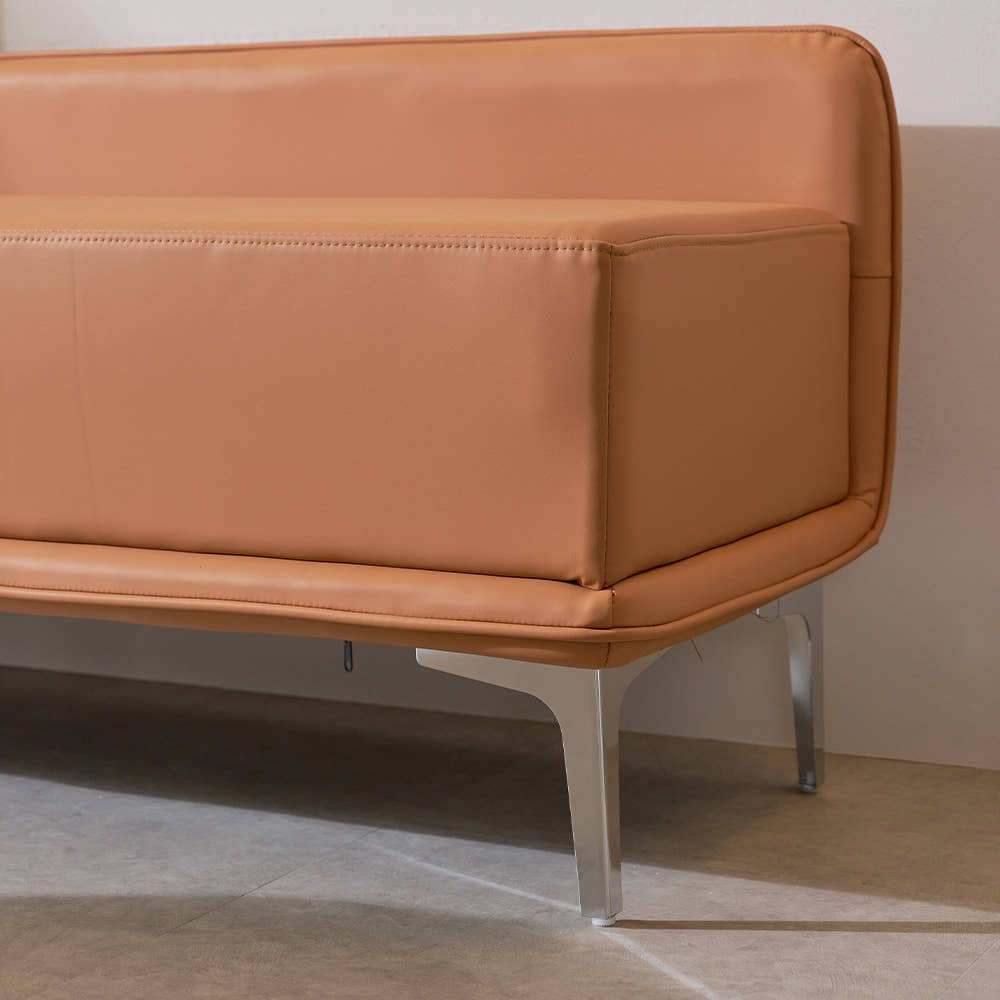 에스페라 대기실 약국 휴게실 로비 병원 의자 2인용 카멜