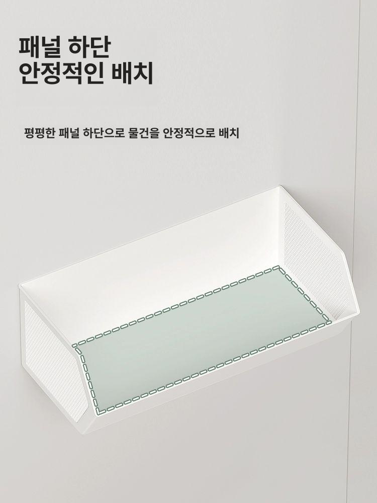 마그네틱빨래바구니 런드리버킷 자석빨래바구니 붙임형 세탁기 자석 바구니 스타일 1 단품 B - 상세 이미지 5
