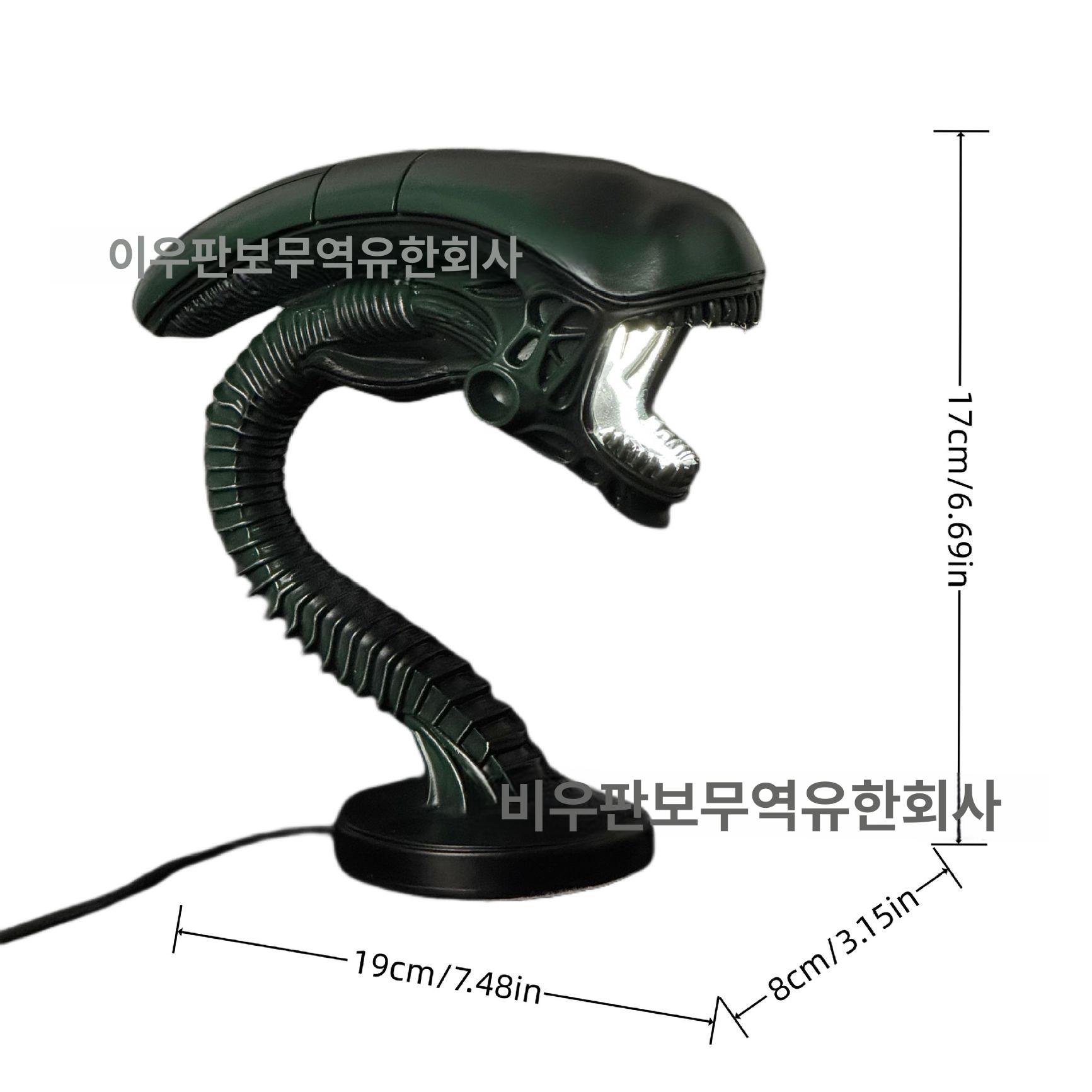 ALIEN LAMPS 외계인 에어리언 램프 스탠드 레일조명 라인조명 A형 19x8x17 545g - 상세 이미지 4