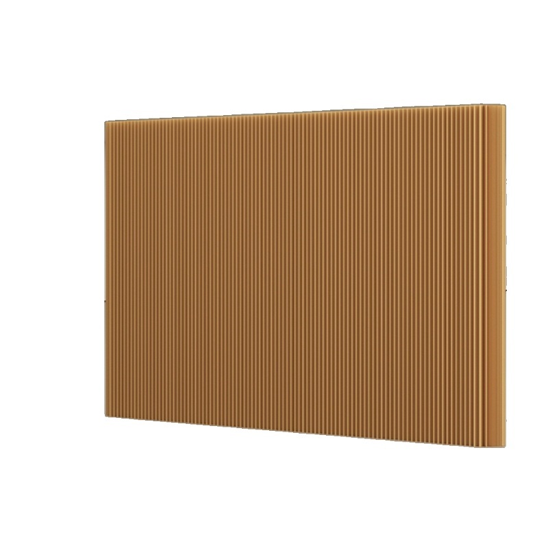 종이 접이식 파티션 공간분리 이동식 가벽 갈색 3m x 39cm x 2m - 상품 이미지