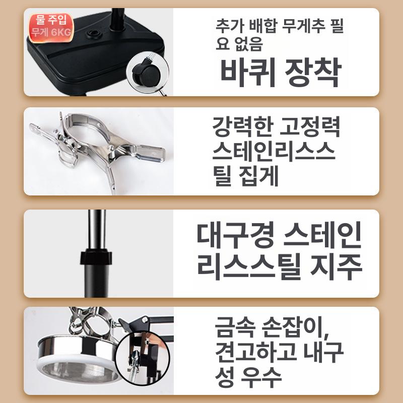 고기 환풍기 가정용 연기 흡입기 후드 배기팬 이동식 더블헤드 워터필리+무료 선물 패키지 A - 상세 이미지 3