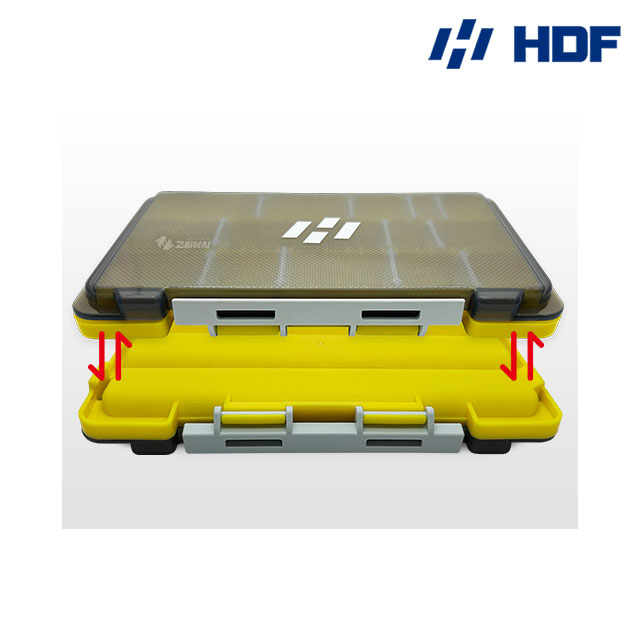 HDF 컴팩트 소품 케이스 HT-2528 상하 결합형 루어 낚시 태클박스 - 상세 이미지 5