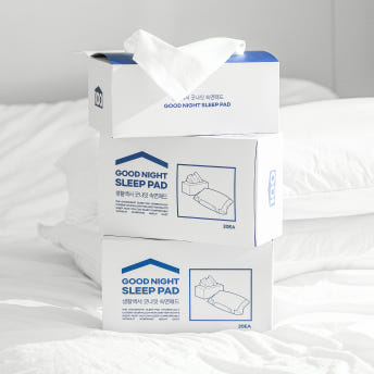 일회용 베개커버 위생 부드러운 논슬립 통풍형 20매 여행·숙박용