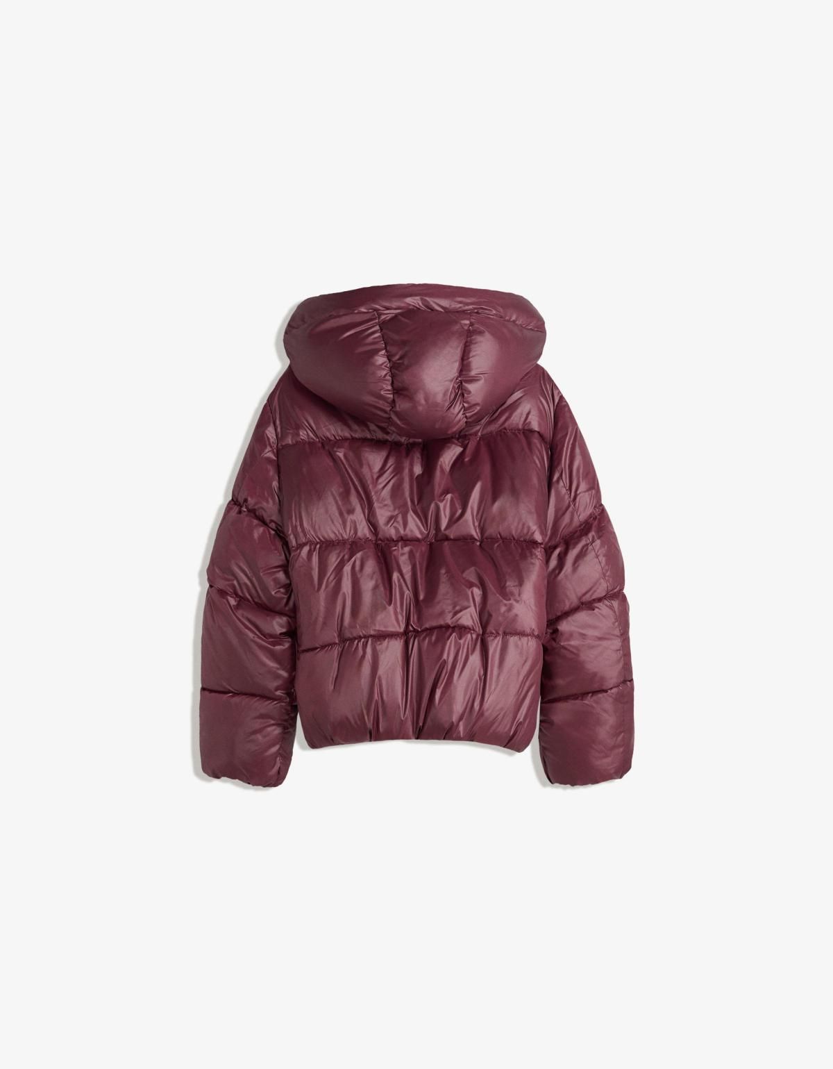 버쉬카 테크니컬 후드 패딩 자켓 6605/200 BURGUNDY - 상세 이미지 3