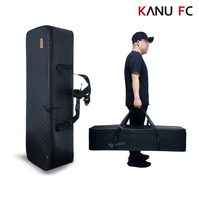 카누 민물 짬가방 KJ-250 짬낚시 가방 블랙 퀄팅 - 상품 이미지