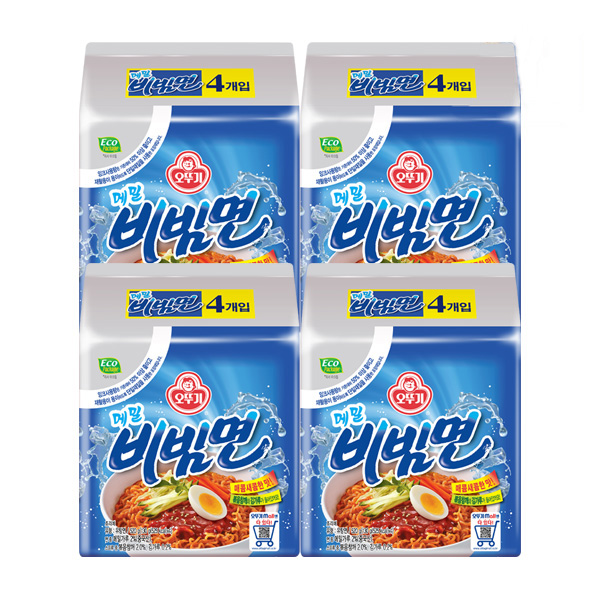 오뚜기 메밀비빔면 130g, 16개
