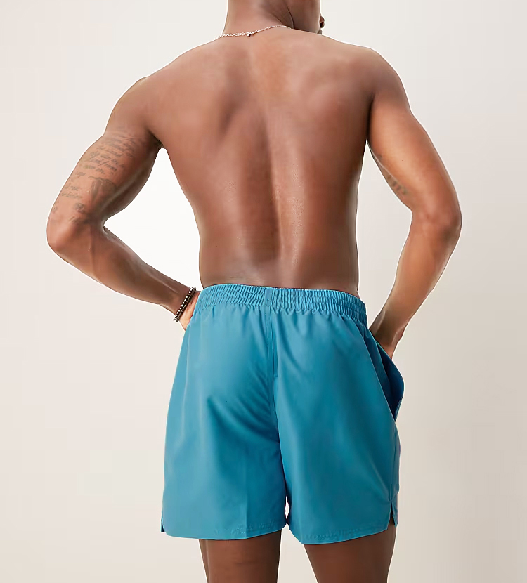 나이키 스윔팬츠 5인치 에센셜 남자 여자 반바지 수영복 보드숏 비치웨어 데님 터키즈 - 상세 이미지 2