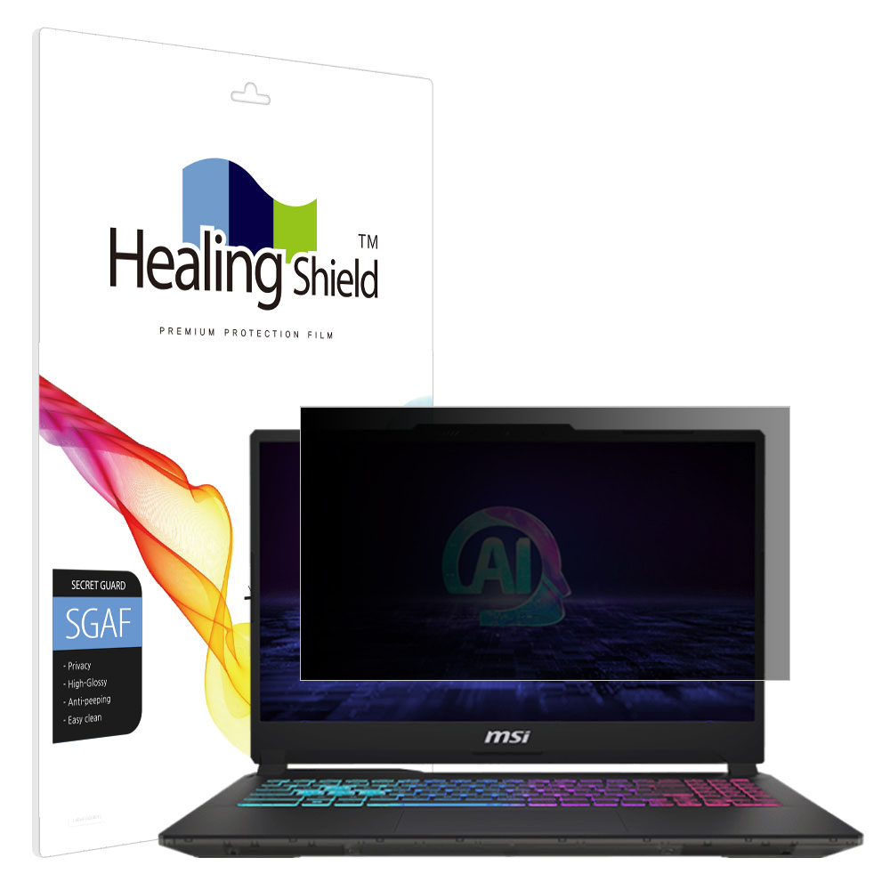 MSI 사이보그 15 AI A1V 프라이버시 사생활 보호필름 액정 - 메인 이미지