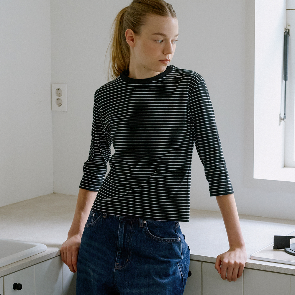[블루브릭] 3/4 sleeve t-shirt (5colors) - 상세 이미지 5