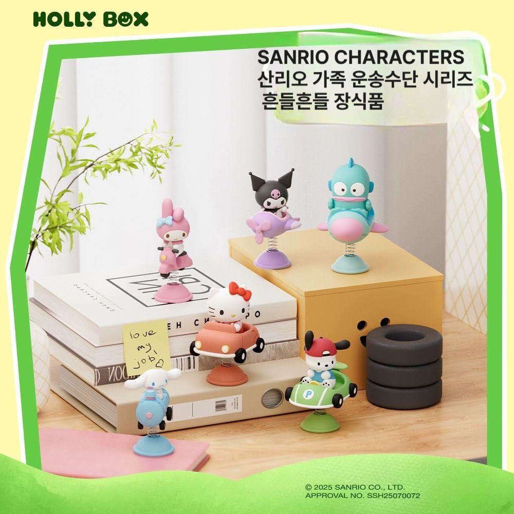산리오 패밀리 로킹 음악 장식 자동차 데스크탑 선물 인테리어 키티 시나모롤 쿠로미 포차코 - 상세 이미지 3