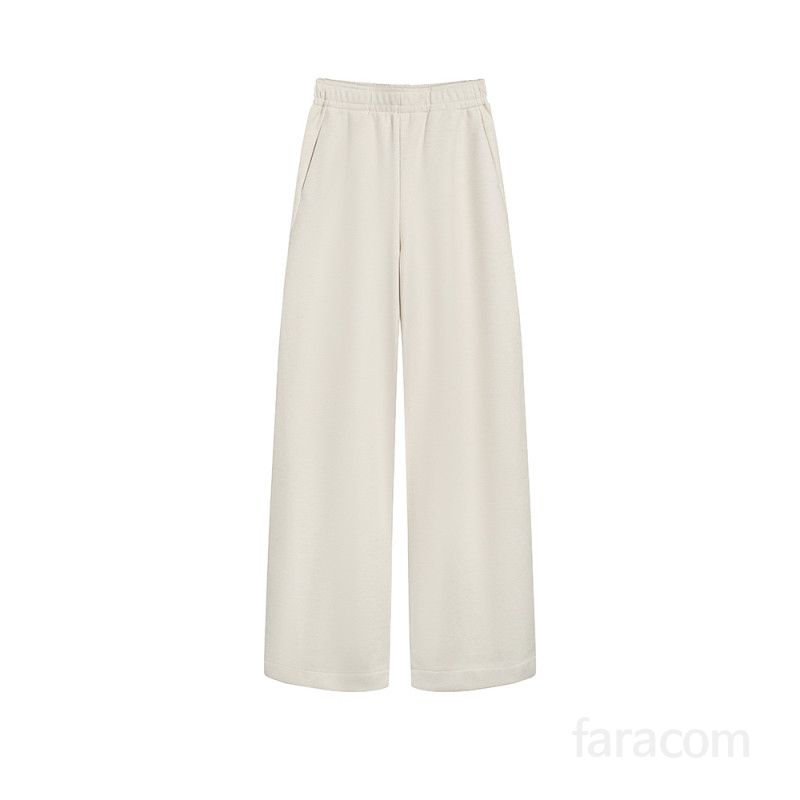 여성 하이웨이스트 드레이프 스트레이트 와이드 팬츠 가을 캐주얼 바지 편안한 착용감의 트렌디한 스타일 데일리 외출 여성용 팬츠 - 상세 이미지 5