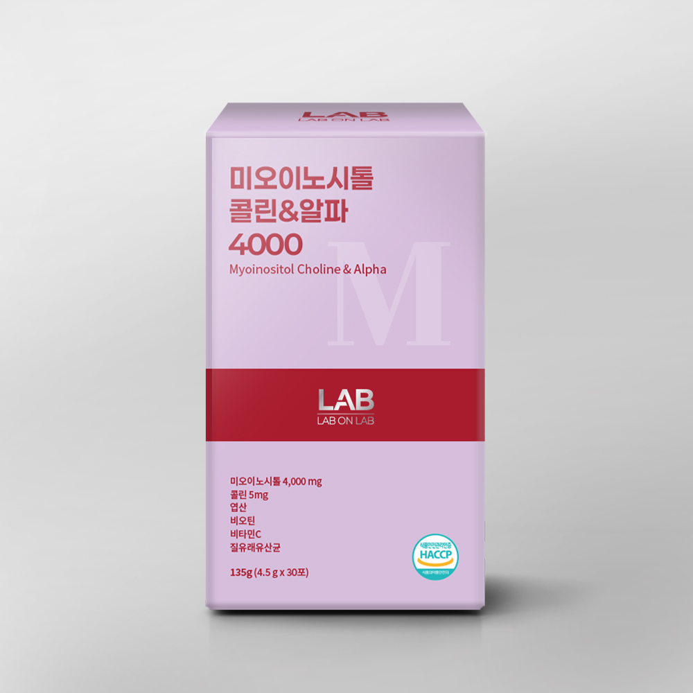 2+2 랩온랩 미오 이노시톨 4000 4.5g 30포 총 4박스 4개월분 질 유래 유산균 - 상세 이미지 2