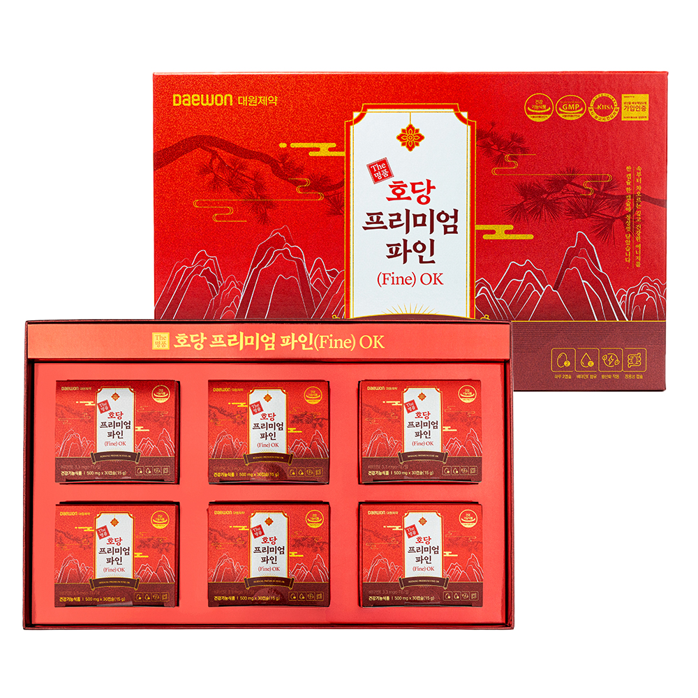 대원제약 솔잎증류농축액 비타민E 더 명품 호당 프리미엄 파인 OK 식약청 장용성 180캡슐 적송유 송침유 오일 기름 건강기능식품 - 메인 이미지