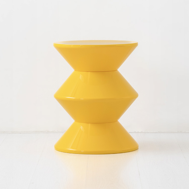 빙그리 모래시계 스툴 3단 옐로우 4289.0156