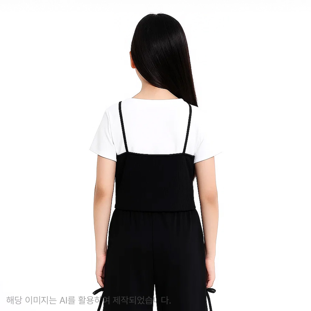 더데이걸 나시 레이어드 티셔츠 TGRA25304 - 상세 이미지 2