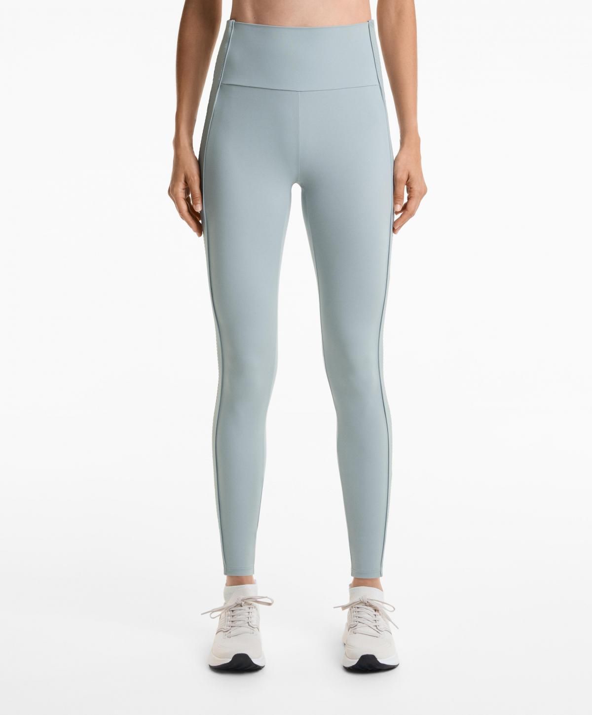 오이쇼 테크니컬 하이웨이스트 사이드립 65CM 레깅스 3467/226 WASHEDGREY-BLUE - 메인 이미지