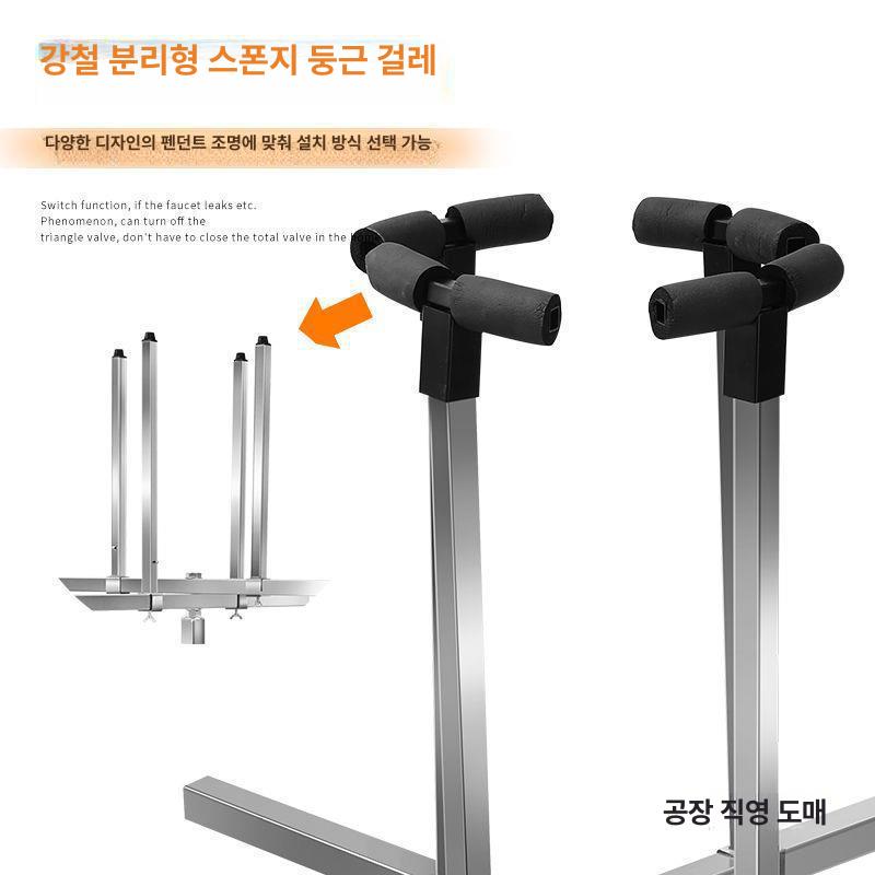 삼각 리프트 크레인 현장 윈치 수동 맨홀 전등 삼각대 브래킷 신형 삼각 베이스 3.4m 체인 3단 - 상세 이미지 3