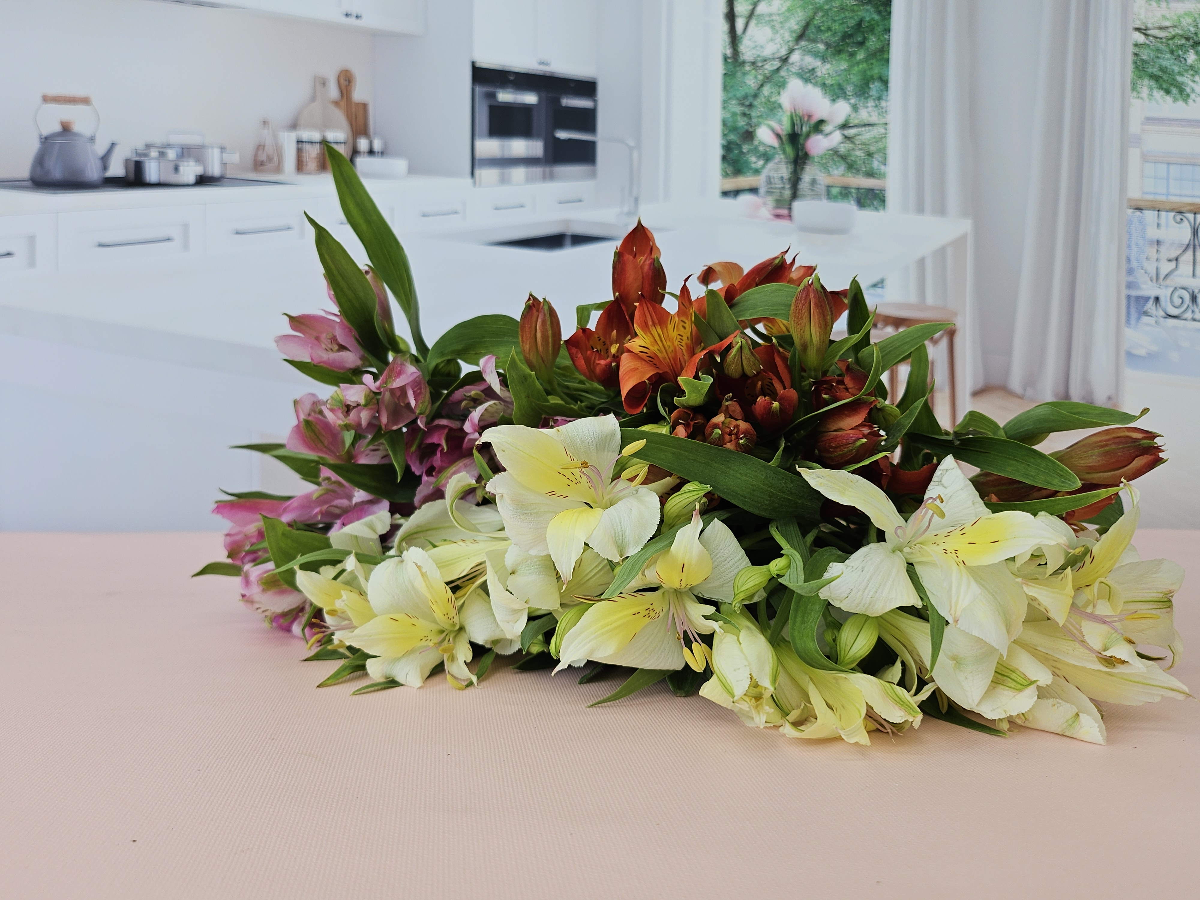 유스풀몰 생화 알스트로메리아 랜덤색상 5송이 꽃배달싼곳 꽃 이미지 2