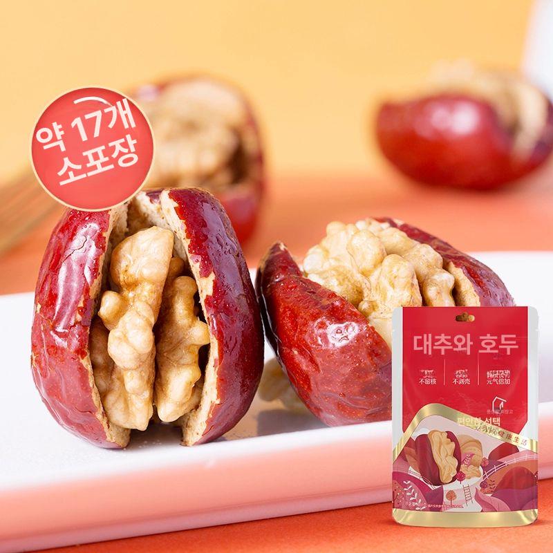 중국 대추호두 과자 대추 할머니간식 명절 견과 단일 항목 - 상세 이미지 3