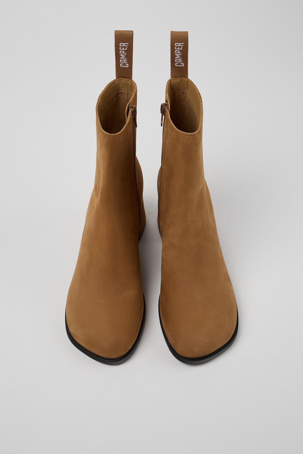 캠퍼 브라운 누벅 컴포트 미들부츠 Kora K400798-005 BROWN - 상세 이미지 5