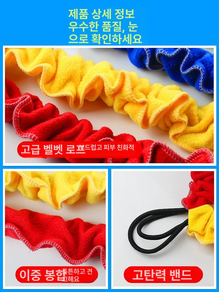 팀빌딩게임 블럭쌓기 게임 레크레이션 협동 엠티 단합 레드 5개 이중심 두껍고 둘레 2m 2인적합 - 상세 이미지 2