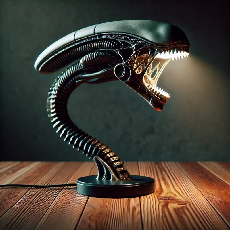 ALIEN LAMPS 외계인 에어리언 램프 스탠드 레일조명 라인조명 A형 19x8x17 545g - 메인 이미지