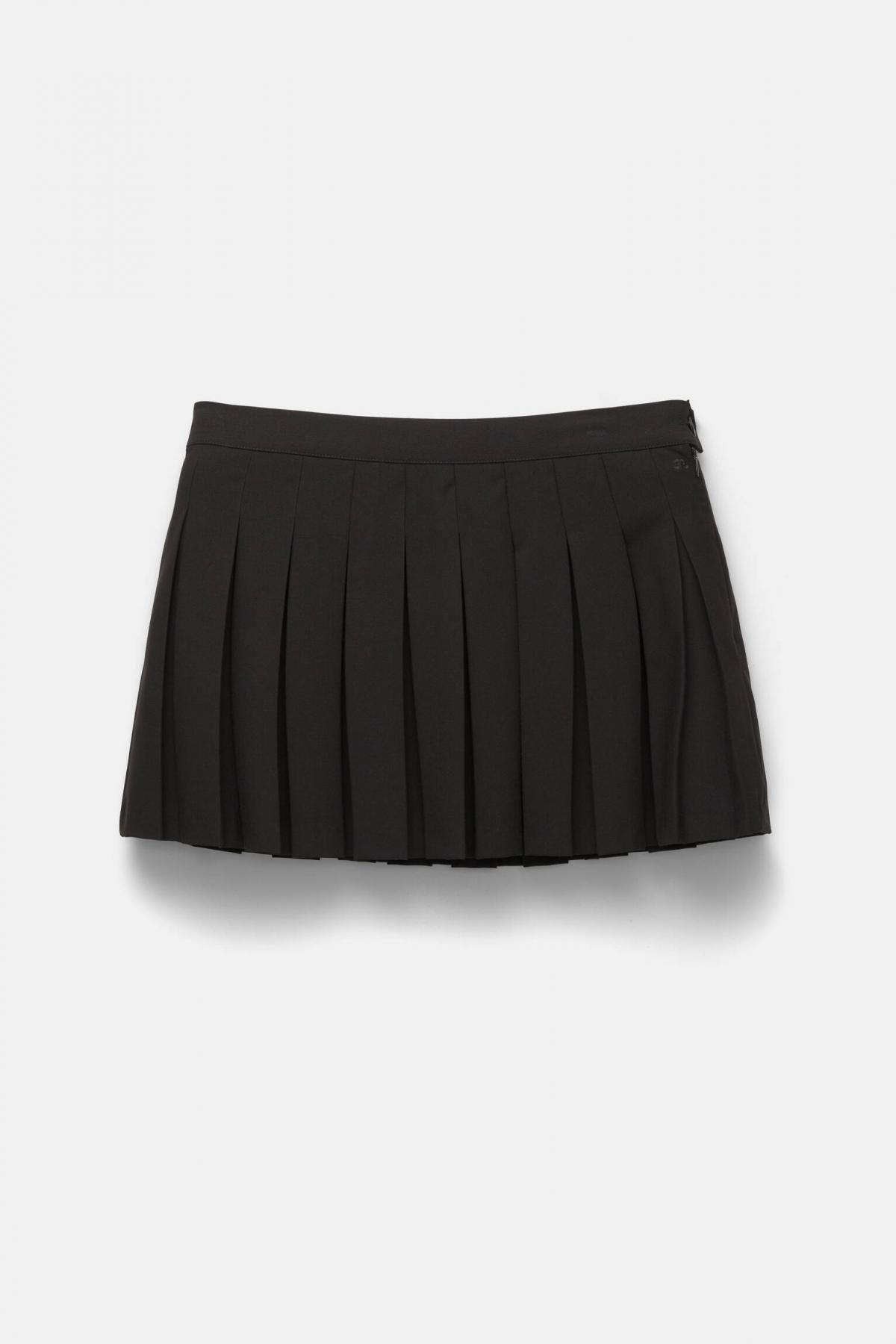 풀앤베어 테크니컬 플리츠 미니 스커트 7400/316 BLACK - 메인 이미지