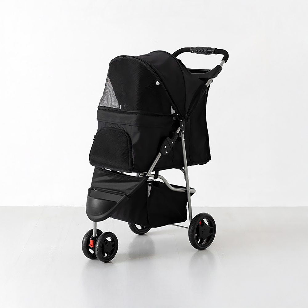 워크멍 접이식 강아지유모차 개모차 YA-803 0160.3221 블랙, FREE(One size)