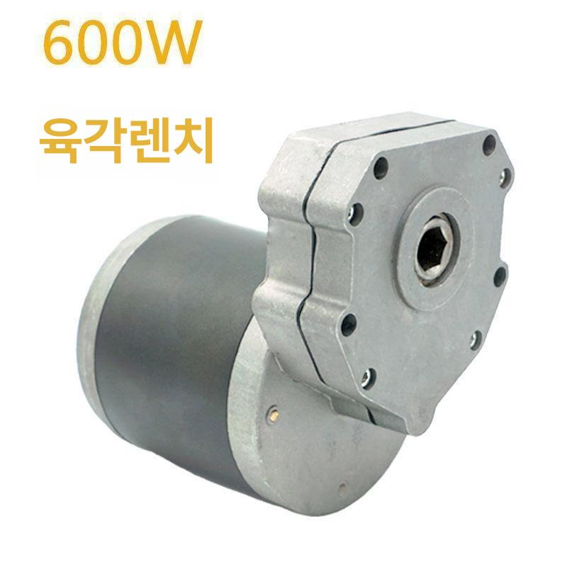 DC감속모터 12V24V600W 60v 농기구 롤러 회전 액추에이터 12V100w16 육각형 구멍 모터 - 상세 이미지 2